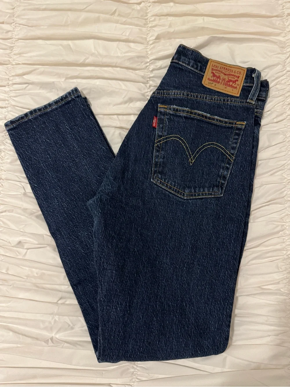 Levi's Women's Dark Indigo Straight Leg Jeans